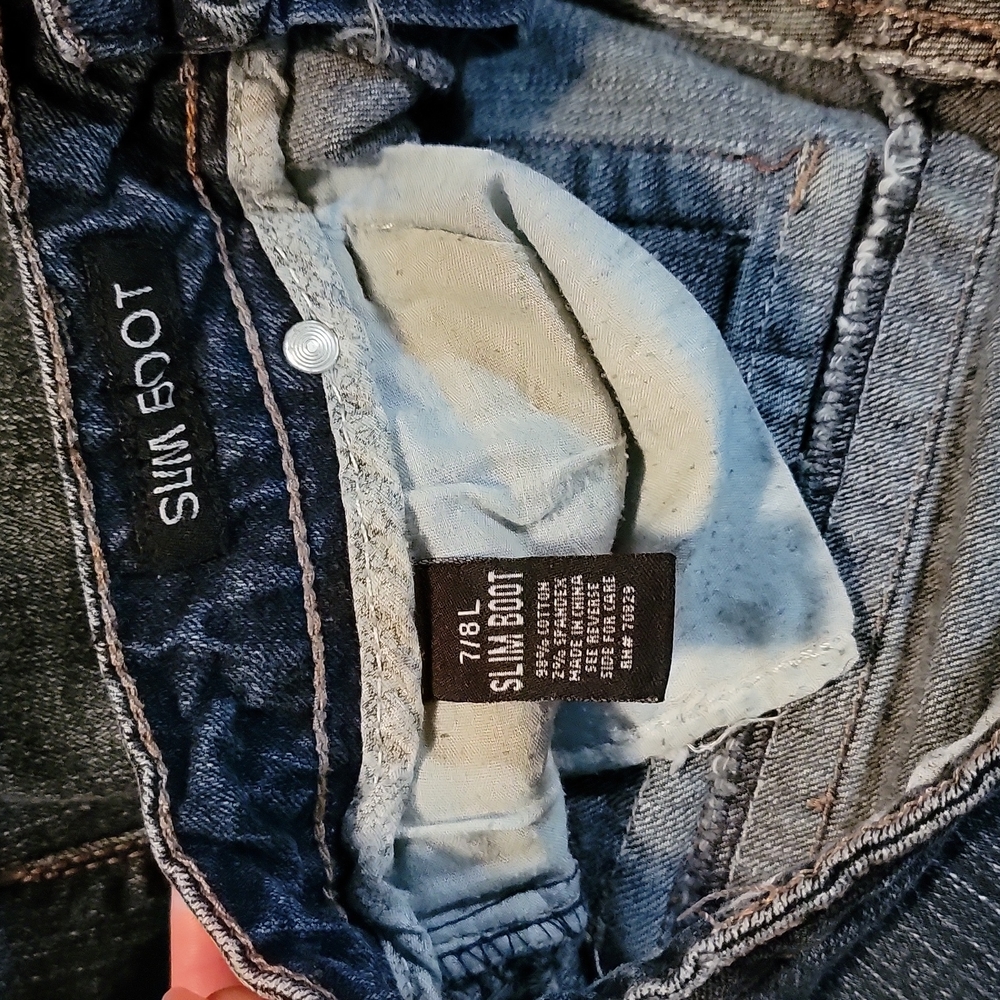 Rue 21 Slim Bootcut Jeans sz 7/8 Long - Picture 3 of 4
